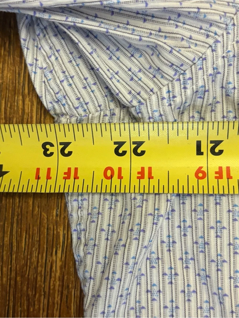 Banana Republic Men's Light Blue Printed Western Style Button -Down Shirt Size L